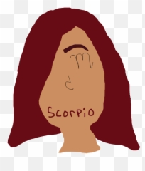 Scorpio Sticker By Kamya Queen - Hair Design Emoji,Queen Emoji Wallpaper