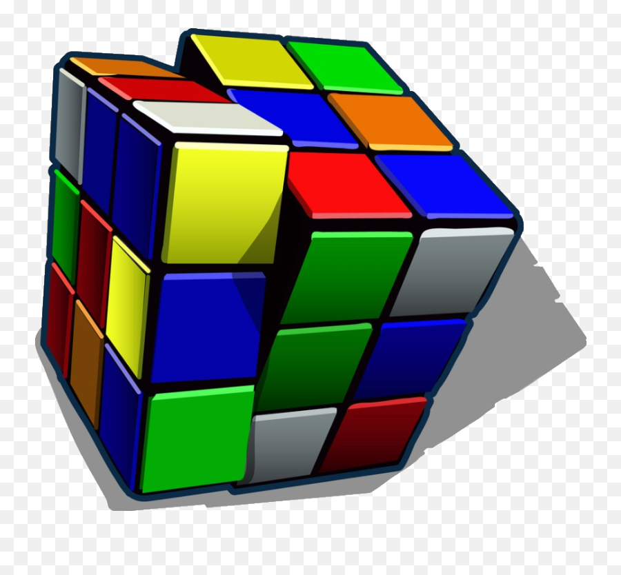Trending - Solid Emoji,Rubik's Cube Emoji