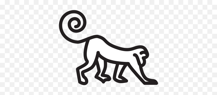 Scimmia Libero Icona Di Selman Icons - Animal Figure Emoji,Scimmia Emoticon Facebook