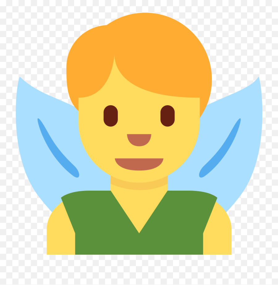 Man Fairy Emoji - Man Fairy Emoji,Fairytale In Emojis