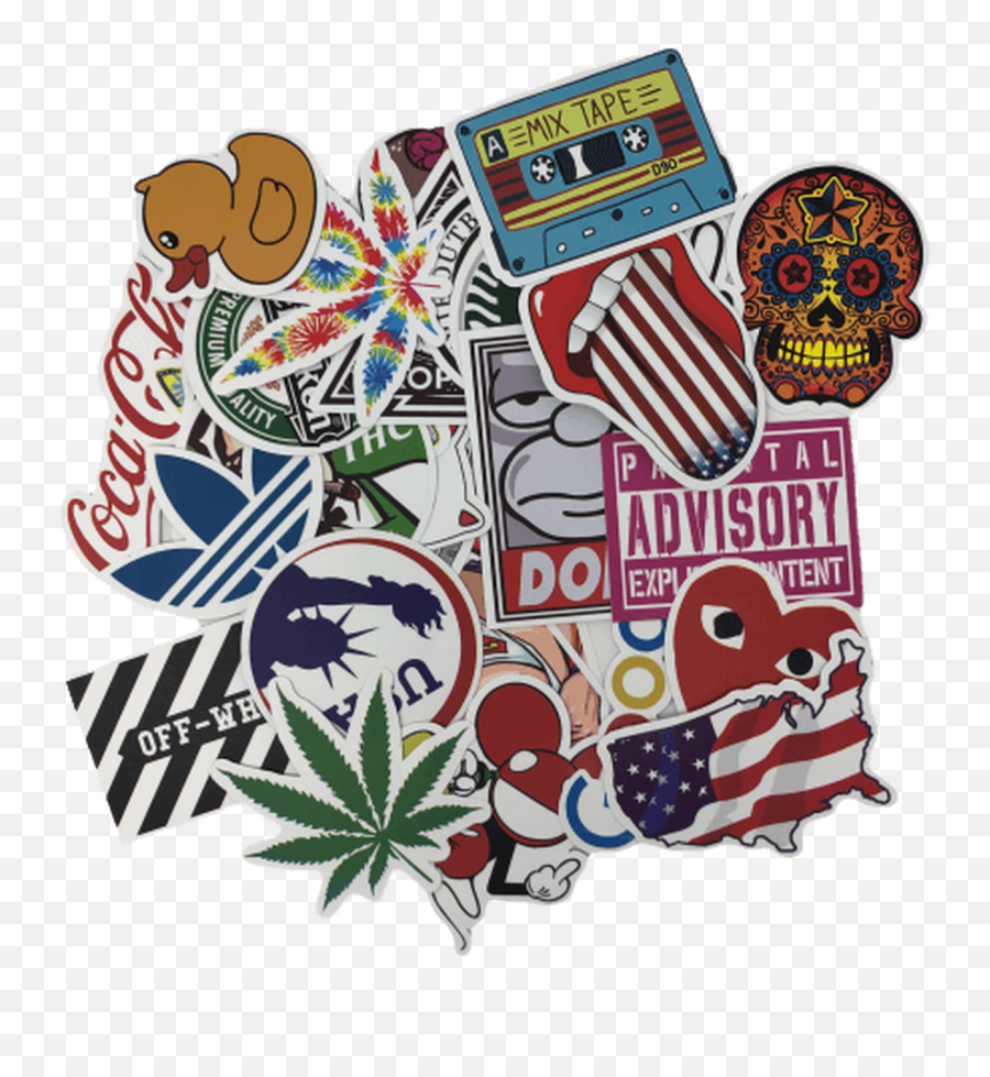 Stickers And Decals - Hemp Emoji,How To Tape Weed Emoticon