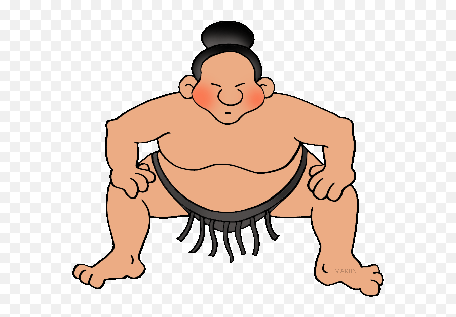 Sumo Animasi - Japan Flag Sumo Emoji,Sumo Wrestler Emoticon