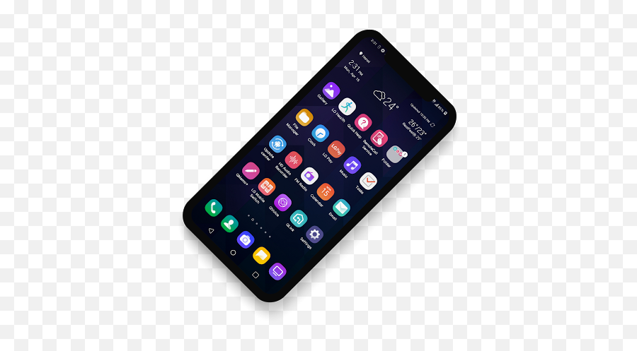 Ux7 Ux8 Black Theme Lg G7 V35 Pie By Wsteams - More Portable Emoji,How To Change Lg Emojis