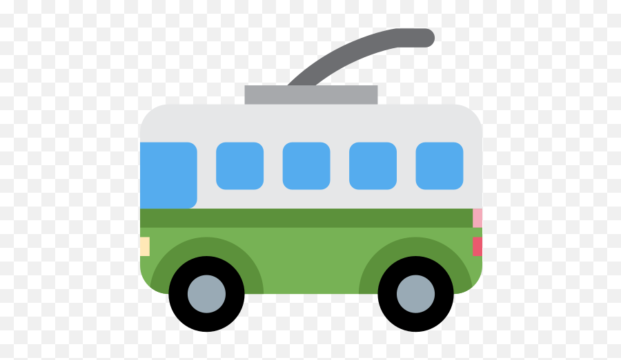 Trolleybus Emoji Meaning With - Fire Engine Symbol Png,Bus Emoji