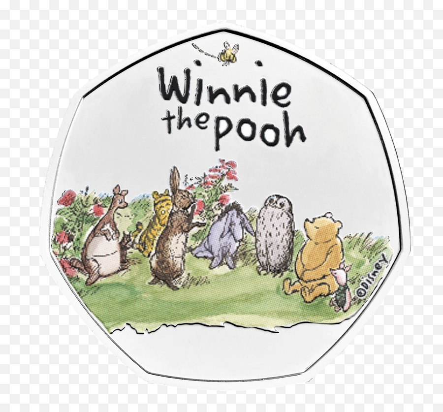 Royal Mint Unveils Collectable Winnie - Thepooh 50p Coin Emoji,Winnie Pooh Characters Represent Emotion