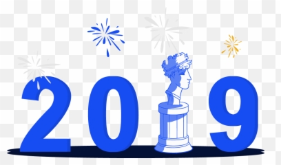 2019 - A Year In Review Emoji,Happy New Year Sms 2019 Emoji