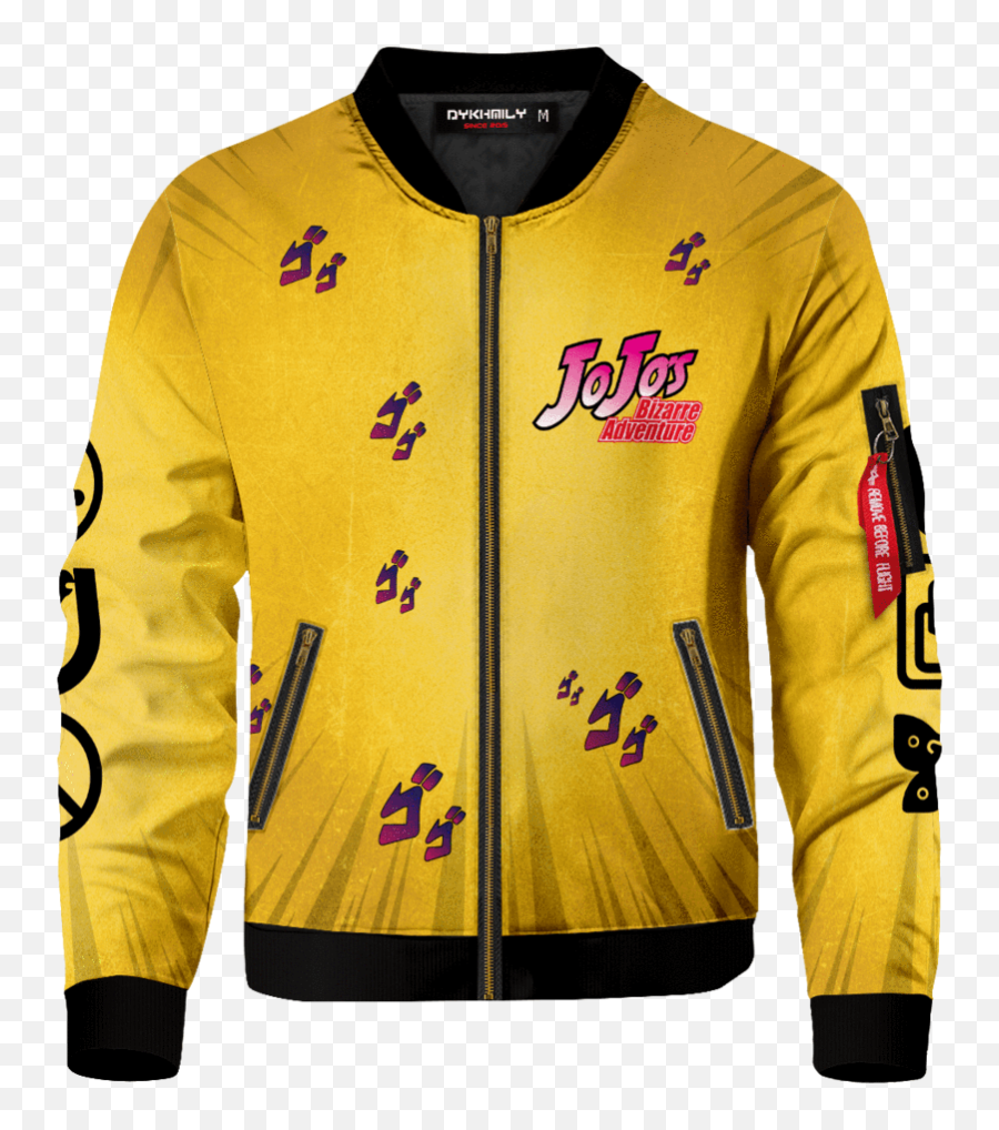 Jojou0027s Bizarre Adventure Bomber Jacket U2013 Fandomaniax - Store Emoji,Jojo Emoticon L