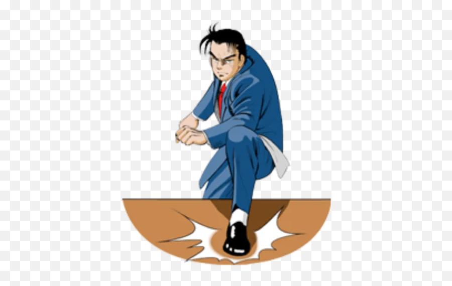 Salaryman Kintaro By Fk - Sticker Maker For Whatsapp Emoji,Runnin Person Emoji