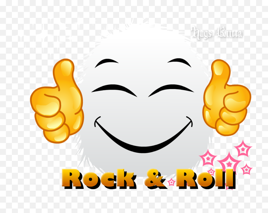 Riitta Sauhke Riittasauhke Twitter - Smiley Faces With Thumbs Up Emoji,Rock And Roll Emoticon