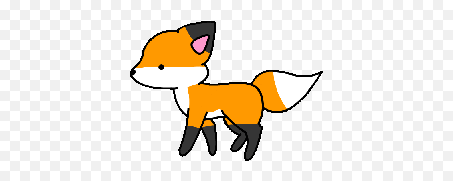 Silent Fox On Scratch Sparkle Gif Png Stunning Free - Cute Gif Emoji,Fox Emoji Iphone