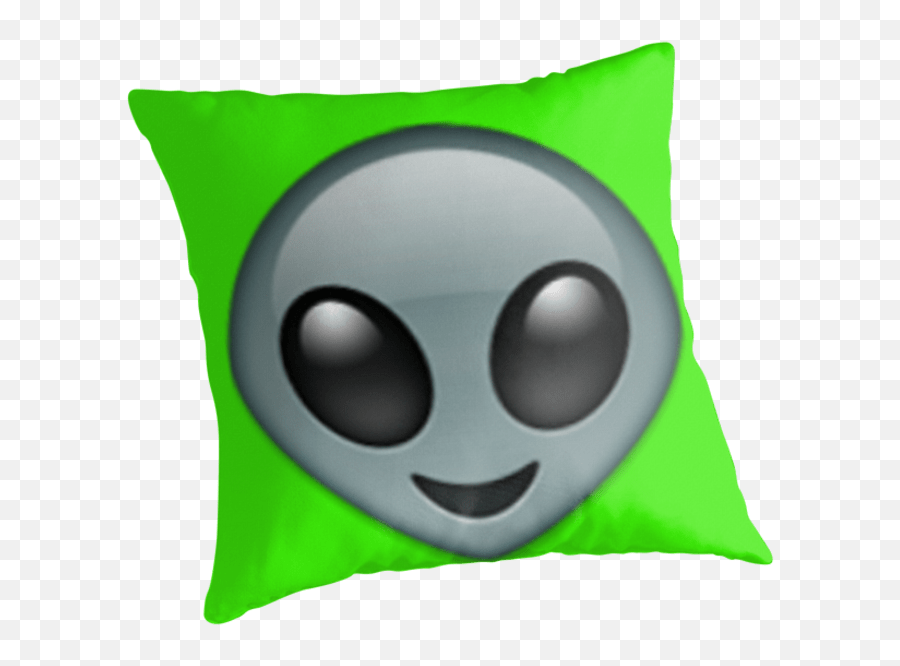 Download Alien Emoji Throw Pillows By Nojams - Throw Angel Grove Youth Center,Alien Emoji