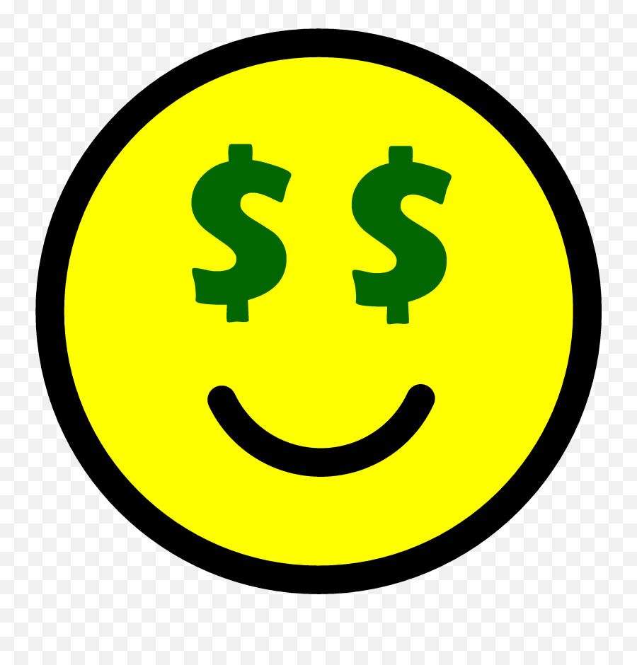 Emoji Money Dollar Emoticon Png Picpng - Happy,Stickman Emoticon