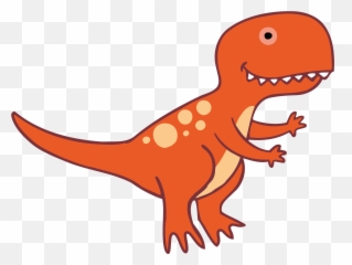 Orange T - Rex Clipart Free Download Transparent Png Creazilla Clip Art Dinosaur Emoji,Dinosaur Emoji
