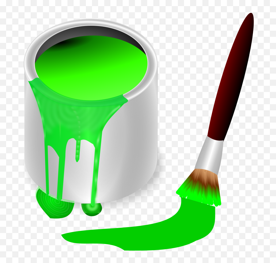 Free Clipart Color Bucket Green Frankes - Color Green Paint Clipart Emoji,Paint Bucket Emoji