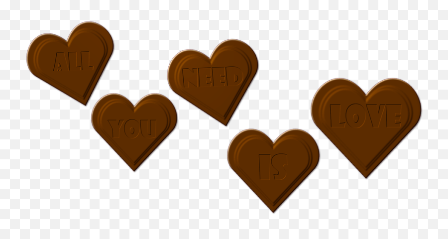 Chocolate Chocolates Heart - Chocolate Hearts Png Emoji,Emotion De Chocolate