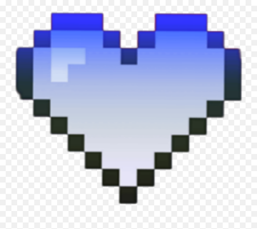 Download Heart Blue Pixel Tumblr Kawaii - Stardew Valley Heart Emote Emoji,Blue Heart Emoji