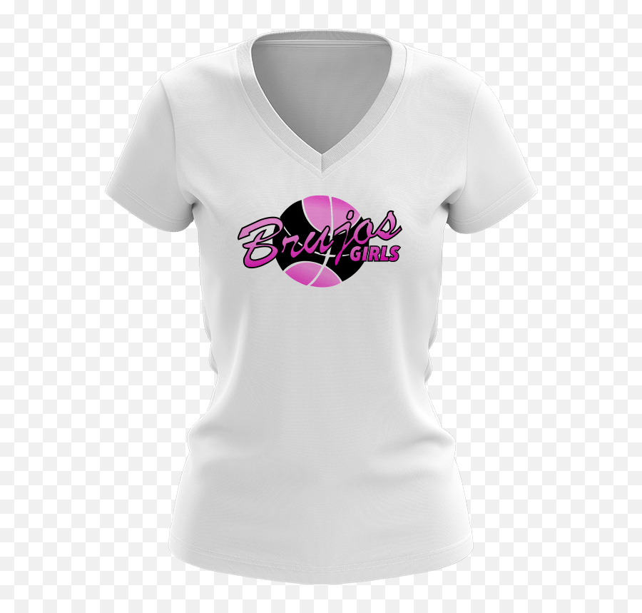Brujos Girl V Neck - Short Sleeve Emoji,Girls Emoji Shirt