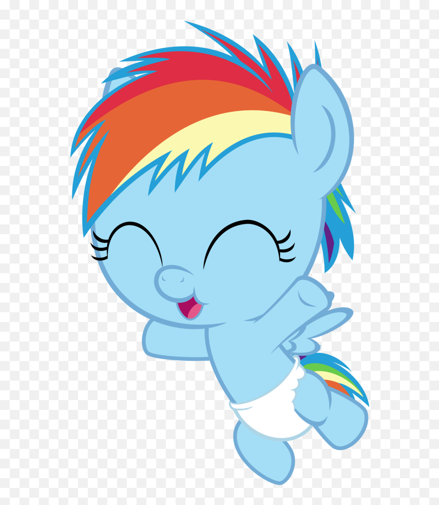 Little Pony Rainbow Dash Baby - Baby Mlp Rainbow Dash Emoji,My Little Pony Rainbow Dash Sunglasses Emoticons