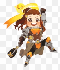 Cartoon Audio Equipment Clip Art - Brigitte Overwatch Chibi Emoji,Overwatch Emojis Discord Brigette