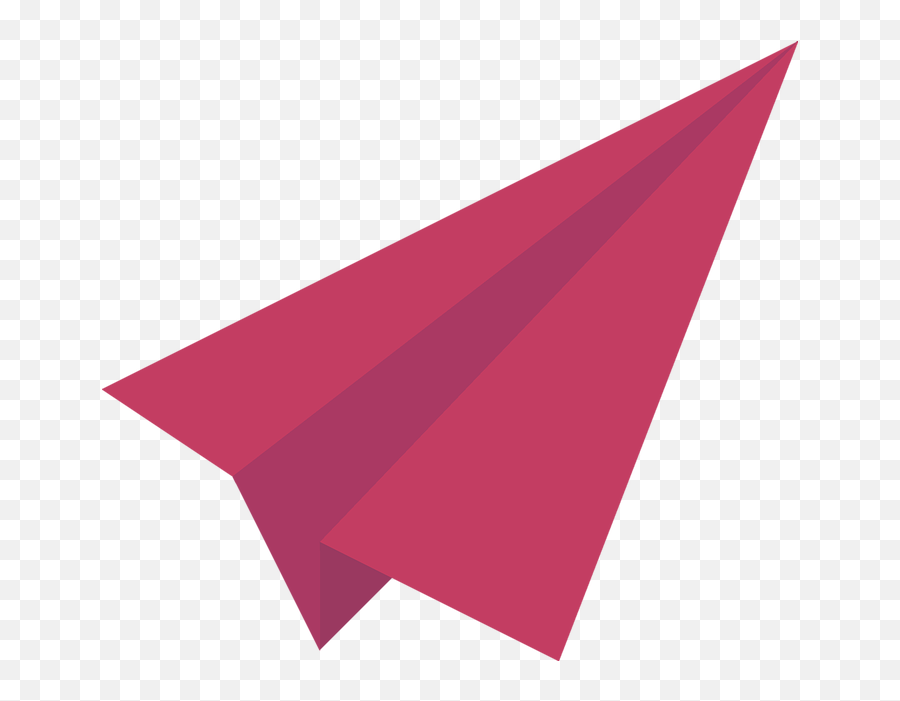 Red Paper Plane - Paper Plane Red Transparent Emoji,Facebook Aeroplane Emoticon