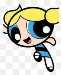 Bubbles - Character Blonde Hair Blue Eyes Cartoon Emoji,Explosive Waves Of Emotion