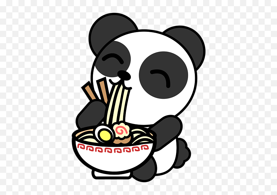 Kawaii Noodle Panda Super Ramen Japanese Anime Fleece Blanket - Panda Eating Cute Anime Emoji,Super Cute Japanese Emoticon