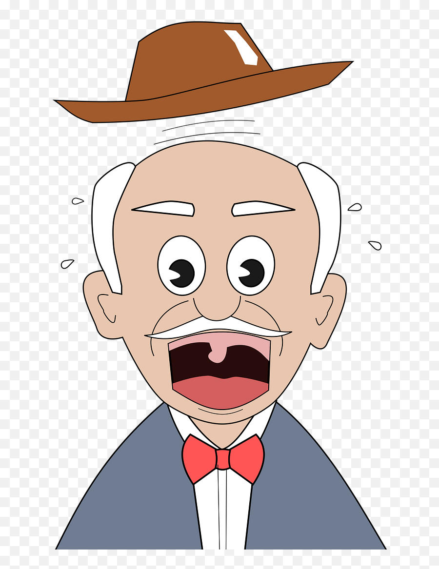 Shocked Surprised Stunned - Free Image On Pixabay Gentleman Emoji,Cowboy Hat Emoticon Facebook