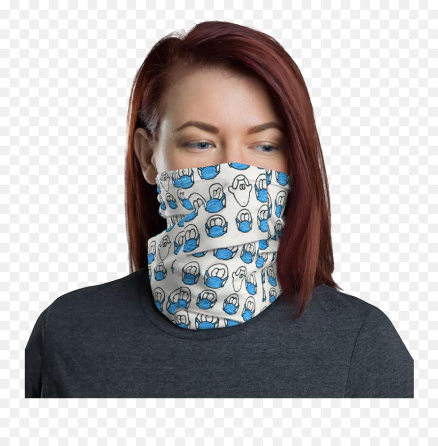 Matta Napkin Mask - Throat Chakra On Neck Emoji,Masks Of Men Hiding Behind Emotions