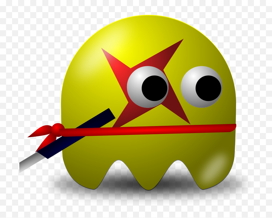 Weiner Dog Clip Art - Ninja Pac Man Ghost Emoji,Weiner Emoticon Art