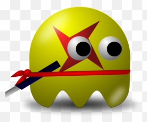 Weiner Dog Clip Art - Ninja Pac Man Ghost Emoji,Weiner Emoticon Art