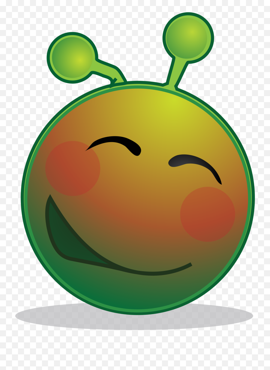 Alien Smiley Face Emoji - Burst Into Tears Cartoon,Flustered Emoji