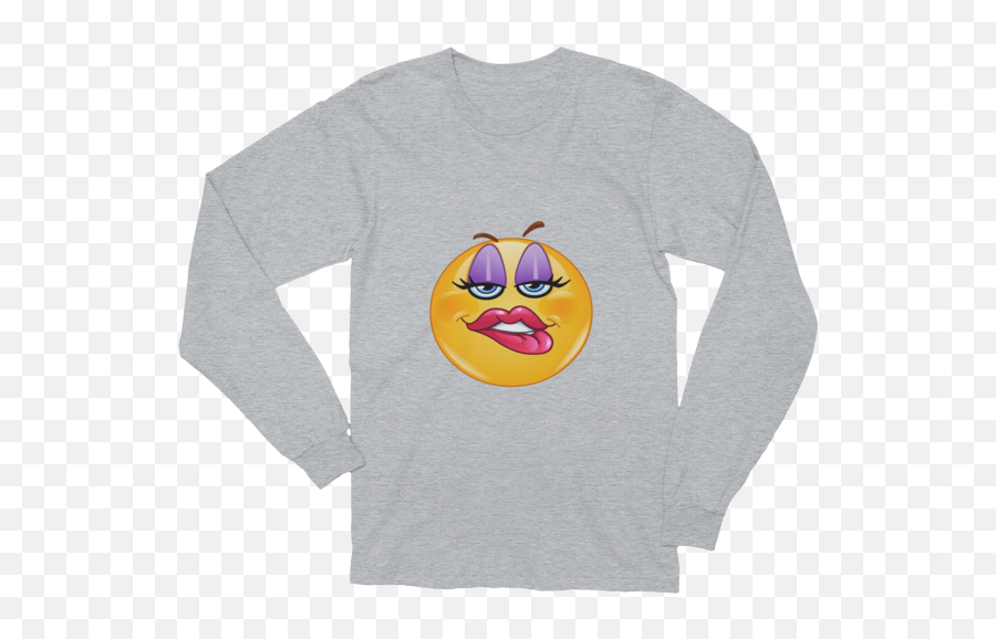Unisex Emoji With Medical Mask Long Sleeve T - Shirt What,Mask Emoji