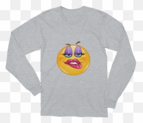 Unisex Emoji With Medical Mask Long Sleeve T - Shirt What,Mask Emoji