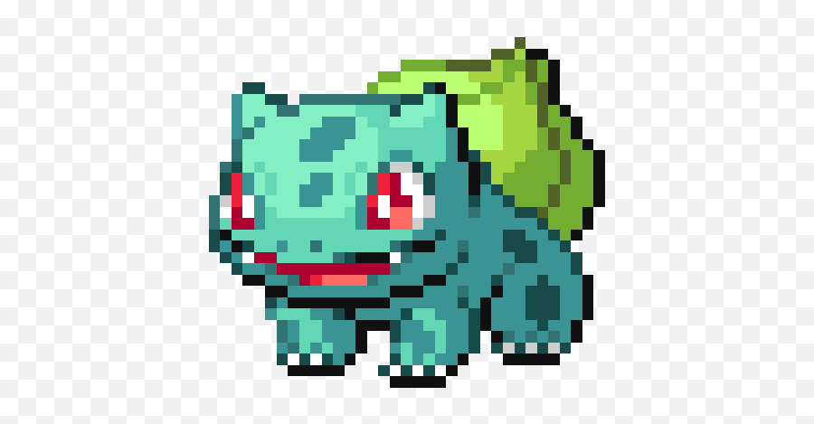 Pixel Pokemon Gif Png Emoji,Bulbasaur Emoji