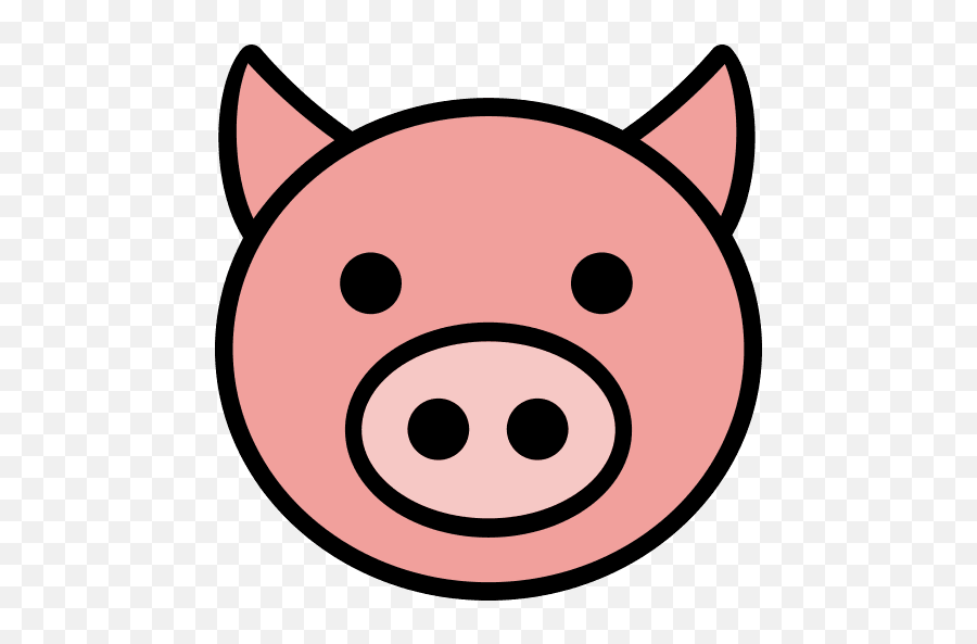 Pork Icon Png And Svg Vector Free Download - Pork Icon Png Emoji,Whatsapp Pig Emoticon