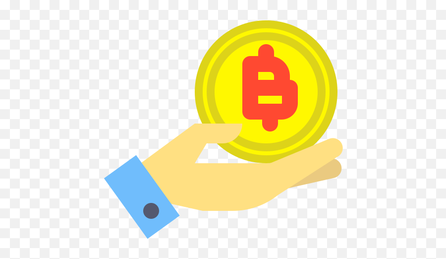 Bitcoin Holding Hand Money Payment Method Free Icon Of Emoji,Coin Emoticon For Facebook