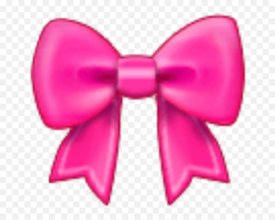 Png Pink Aesthetic Bow Sticker By Emmy - Emoji De Moño Rosa,Meaning Of All Samsung Emojis