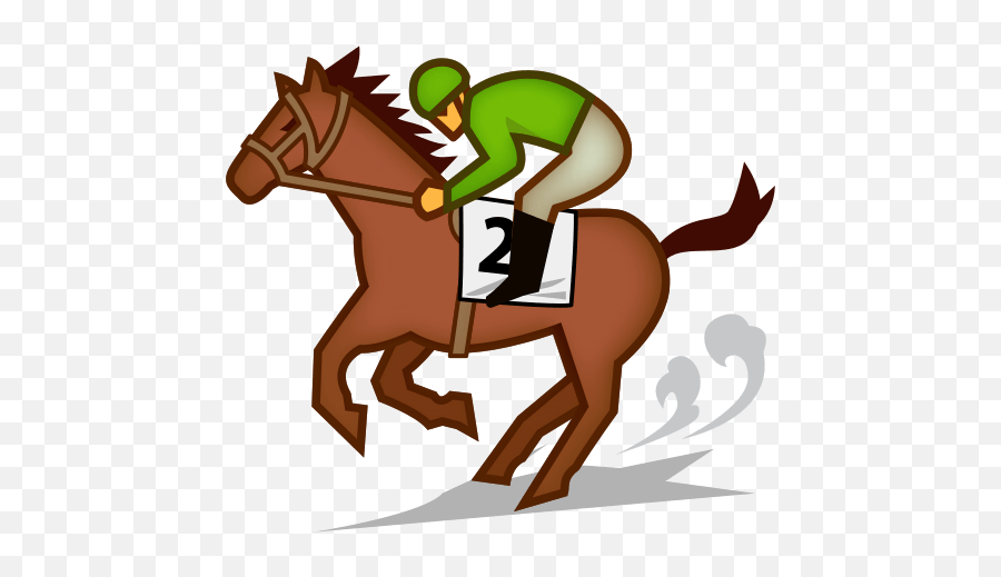 Racing Motorcycle Id 1736 Emojicouk - Caballo De Carreras Animado,Motorcycle Emoji