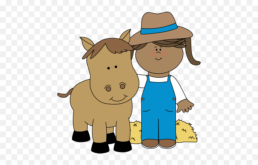 Farmer Clipart Cute Farmer Cute Transparent Free For - Cute Farm Clip Art Emoji,Farmer Emoji