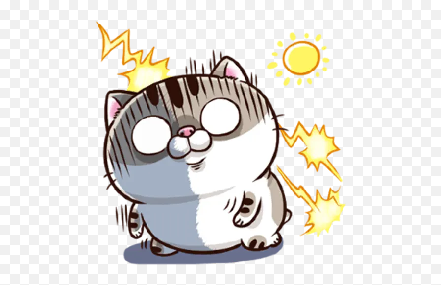 Fat Cat Ami 2 - Ami Fat Cat Sticker Emoji,Fat Cat Emoji