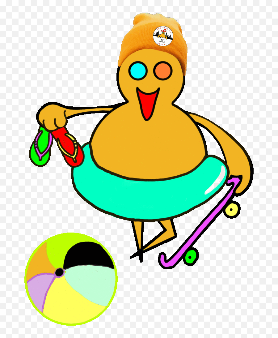Top Skateboarding Chickens Stickers For Android U0026 Ios Gfycat - Happy Emoji,Skateboarding Emoji
