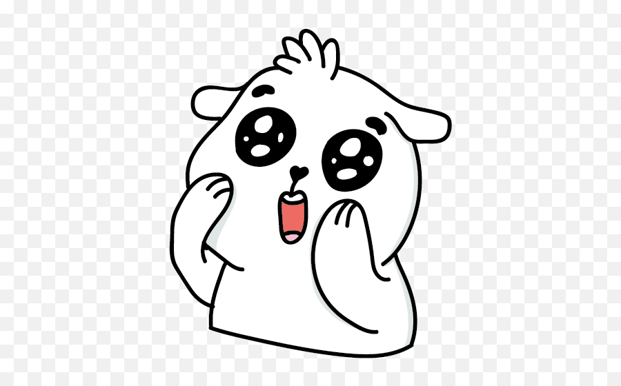 Ice Bear Emoji - Dot,Bear Black And White Emoji