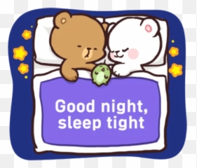 Milk And Mocha Stickers - Live Wa Stickers Emoji,Emoji On One Good Night Sleep Tight