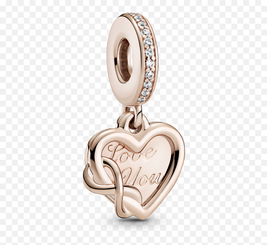 Love You Infinity Heart Dangle Charm Emoji,Love Emoticon Earrings And Sterling Silver