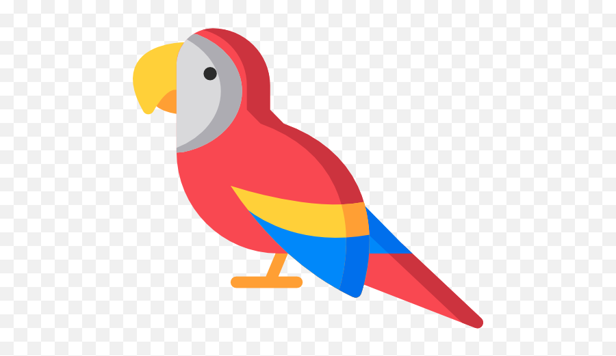 Parrotmacawbirdparakeetlovebirdillustrationcircle - Parrot Icon Emoji,Parrot Emoji Iphone