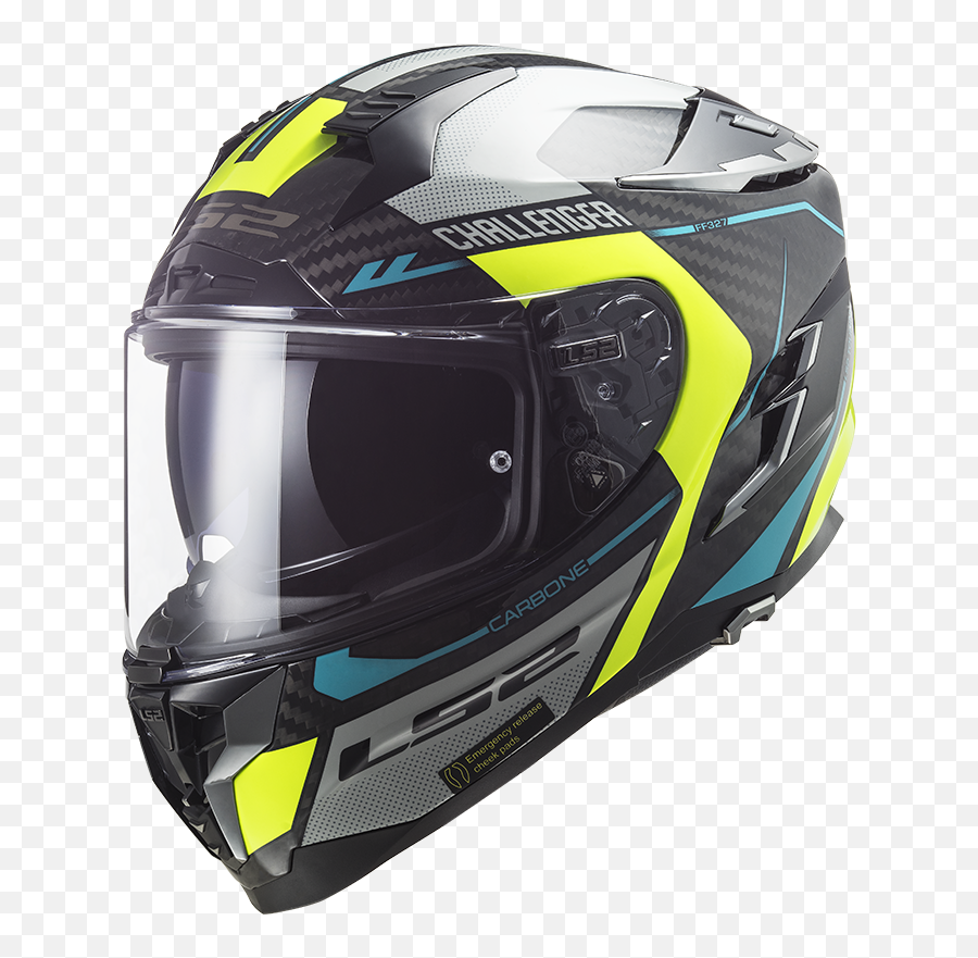 Ls2 Helmets Challenger Carbon Challenger Carbon Emoji,Reflective Gear Emoji