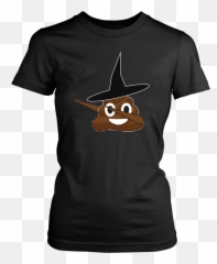 Download Poop Emoji Witch Hat Dabbing - Little Girl Shirt,Witch Emoji