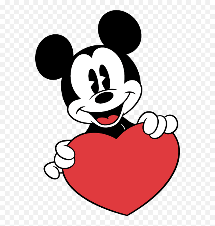 Love Cute Heart Disney Mikeymouse Mikey - Love Mickey Mouse Cute Emoji,Mickey Mouse Ears Emoji