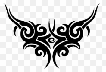 Tattoo Gun Clip Art Tattoo Clipart - Back Tribal Design Tattoo Emoji,Emoji Tattoo