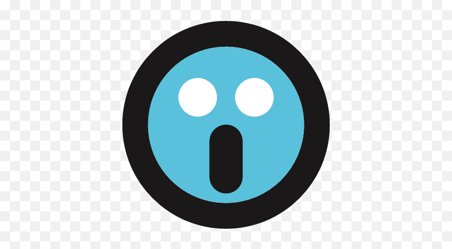 Frightened Ghost Horror Scarred Icon - Fat Face Emoji,Horror Emoji